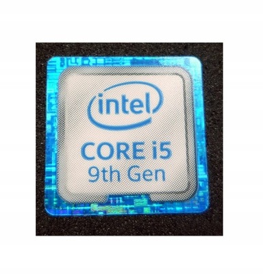 Naklejka Intel Core i5 9th Gen 18 x 18 mm 109e