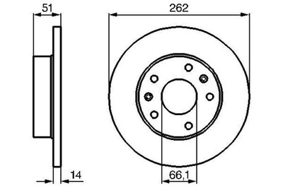 2X ДИСК ТОРМОЗНОЙ LAND ROVER ПЕРЕД FREELANDER 2/98- 0986478991