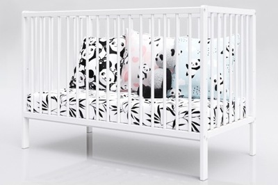Drewniane łóżeczko dla niemowlaka DOMINIK 120x60