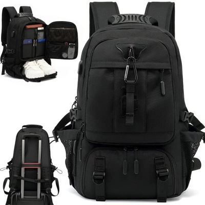 TORBA WSPINACZKOWA TORBA PODRÓŻNA PLECAK KEMPINGOWY DUŻEJ POJEMNOŚCI 60L