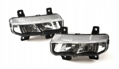 Dodge ram 1500 19- противотуманные фары led drl правый +левый комплект 2 штуки фото №1