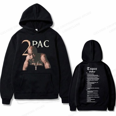 2PAC BLUZA MĘSKA TUPAC HIP HOP RAP Z KAPTUREM