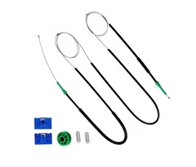 Audi a6 c5 набір ремонтний підйомника скло правий фото №1