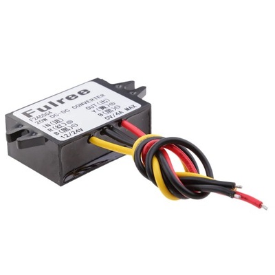 12V 24V DO 5V 4A 20W CONVERTEDOR DC STEP DOWN REGULADOR AUTO ZA~5623  