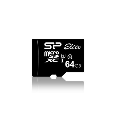 Karta pamięci Silicon Power microSDXC Elite 64GB CL10 UHS-1 (U1) + ADAPTER