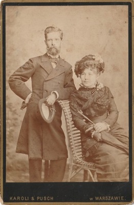Para - Karoli & Pusch - Warszawa - ok. 1880