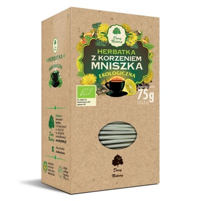 BIO HERBATKA Z KORZENIEM MNISZKA 75g - DARY NATURY