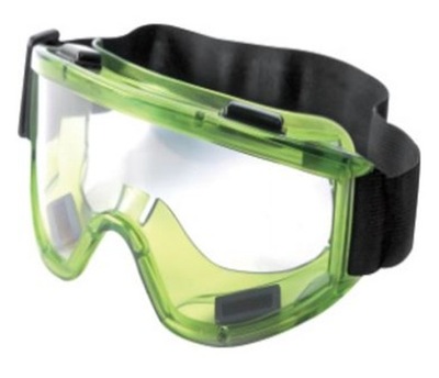 Okulary, gogle ochronne UV, białe