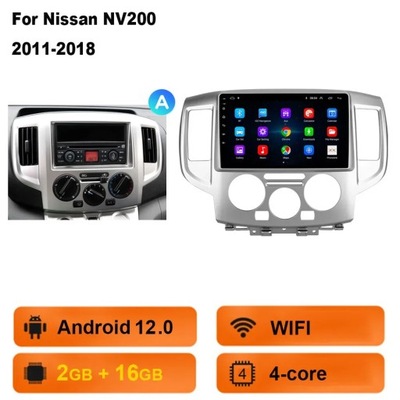 RADIO DE AUTOMÓVIL CON SYSTEMEM ANDROID 13 PARA NISSAN NV200 2011 2015 2016 2017-2018 CARPLAY AUTO  