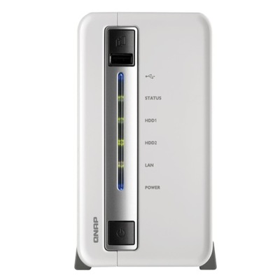 QNAP TS-212P NAS-System 1,6GHz 512MB RAM 2xBAY