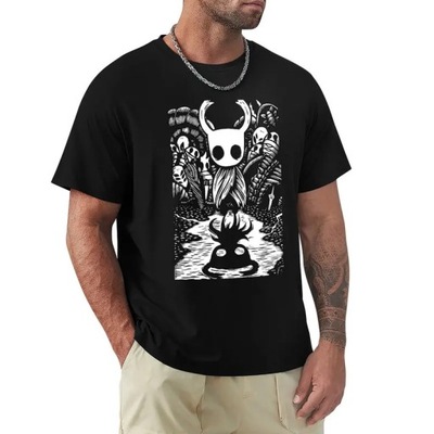 Ghost Knight Graphic Art Hollow Knight Funny Game T-Shirt Koszulka, M