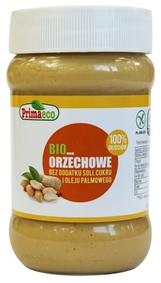 PASTA ORZECHOWA Z ORZESZKÓW ARACHIDOWYCH BIO 350 g