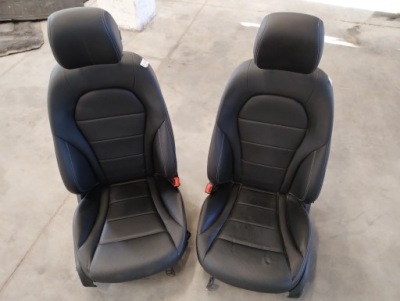 Сидіння правий лівий передній mercedes glc w253 x253 шкіра електрика фото №1