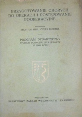 Przygotowanie chorych do operacji i