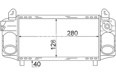 MAHLE ІНТЕРКУЛЕР РАДІАТОР ПОВІТРЯ DOLOTOWEGO AUDI A2 1.2D 1.4D