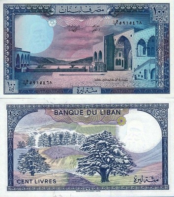 # LIBAN - 100 LIVRES - 1988 - P-66d - UNC