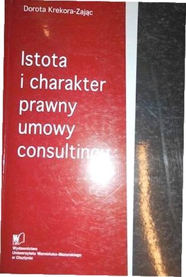 Istota i charakter prawny umowy consultingu