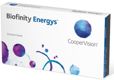 Soczewki miesięczne Biofinity Energys 6 szt. +0.50