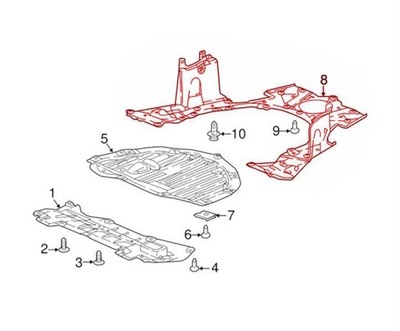 Защита pod двигатель honda cr-v 2017 - фото №1