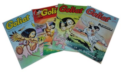 4 x Komiks Goliat 1991 1990