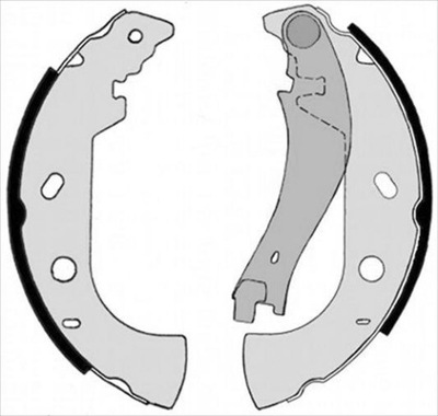 ZAPATAS DE TAMBOR DE FRENADO FIAT MAREA/ MARENGO/ MULTIPLA/ PALIO 97>  