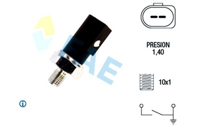 FAE SENSOR DE PRESIÓN ACEITES AUDI A3 A4 B7 A6 ALLROAD C6 A6 C6 A8 D3  