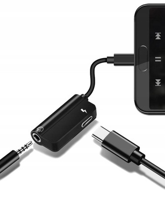 ADAPTER USB-C do Audio Jack USB-C ROZDZIELACZ AUDIO