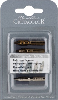 CRETACOLOR ZESTAW STALÓWEK DO KALIGRAFII 5 SZTUK