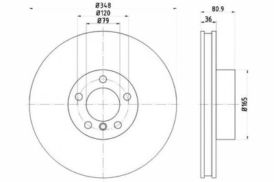 DISCS BRAKE 2 PCS. BMW FRONT 7 4,8 05-08 TEXTAR - milautoparts-fr.ukrlive.com