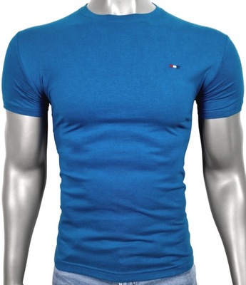 Koszulka męska t-shirt ZNACZEK niebieski T1480 XL