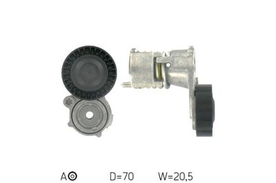 Skf vkm 36236 ролик натягувача, ремінь клиновий багатореберний фото №1