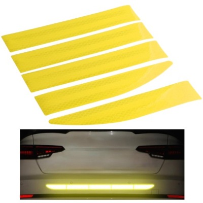 Отражатели наклейки отражающий предупредительные бампер фото №1