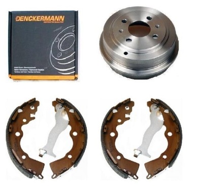 Гальмівні барабани гальмівні колодки hyundai accent 05- kpl. bez abs фото №1