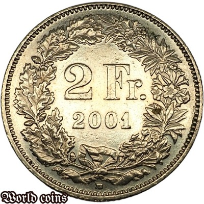 2 FRANCS 2001 SZWAJCARIA