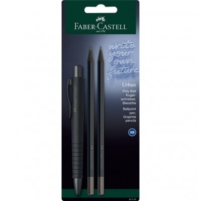 Zestaw piśmienniczy długopis i ołówek Faber-Castell