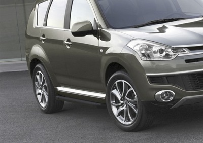 ESCALONES LADO MITSUBISHI OUTLANDER 2007-13 BULL BAR PARACHOQUE TUV  