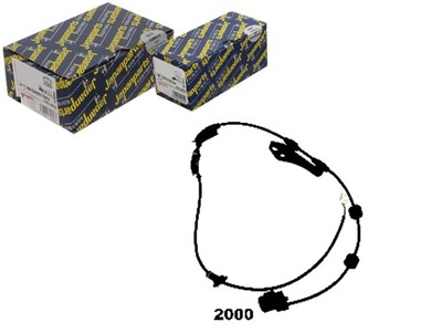 Датчик, скорость вращательная колеса japanparts abs-2000 фото №1