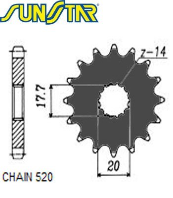 KRUMPLIARATIS PAVAROS SUNSTAR SUNF345-13 