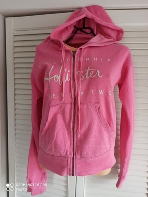 DAMSKA RÓŻOWA BLUZA Z KAPTUREM HOLLISTER CALIFORNIA TWENTY TWO XS