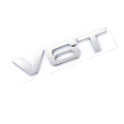 Naklejki samochodowe 3D V6T V8T Logo metalowe Log