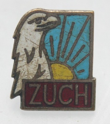 ZUCH znaczek wpinka