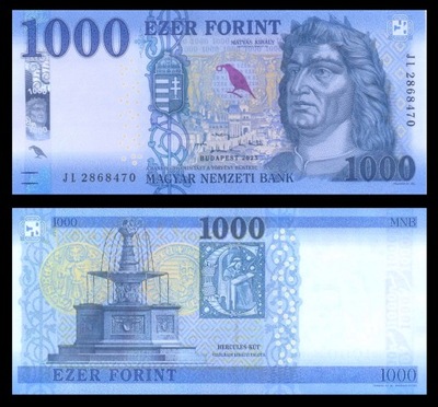 WĘGRY 1000 Forint 2023 P-203d UNC