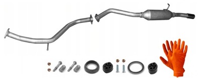 Toyota corolla 1.33 1.4 1.6 od 2006r труба гасник фото №1