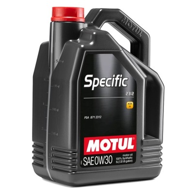 МАСЛО MOTUL SPECIFIC 2312 0W30 5L