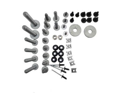 Набор элементов крепления бампера задняя оригинальный номер audi a8 фото №1