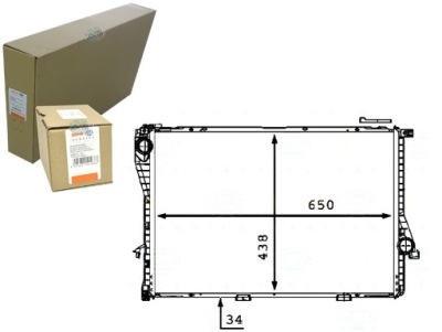 Behr hella радіатор bmw e38 39 behr hella фото №1