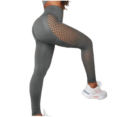 LEGINSY SPORTOWE DAMSKIE FITNESS LEGGINSY PUSH UP