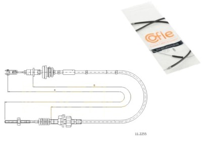 Тягa трос зчеплення cofle 26554 фото №1