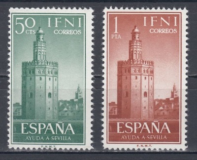 IFNI - 1963 - Mi 222-223 - SEVILLA xx