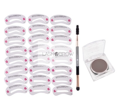 Zestaw do makijażu brwi Stamp Brows 24 Frappe